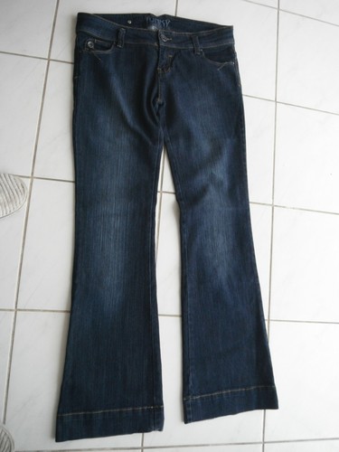Pantalon jeans bleu pattes - pantalon,