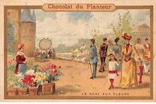 Chromos -COR11317 - Chocolat du Planteur - Quai aux fleurs - Hommes - Femmes -
