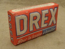 Ancien paquet de lessive DREX