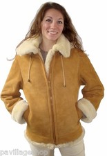 Ladies Bomber Style Shearling