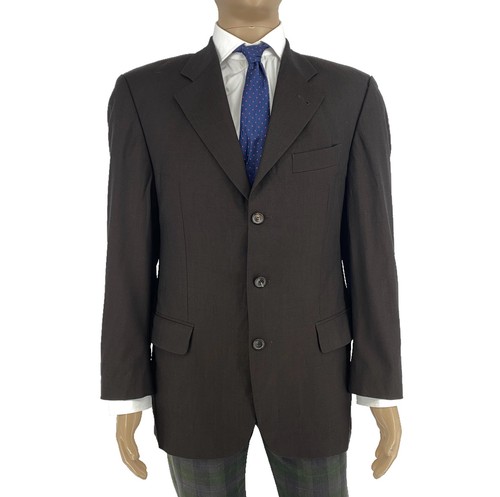 Veste blazer laine marron - veste, en