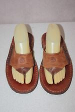 TIMBERLAND Sandales Tongs Homme Cuir Marron T 7M/40 BON ETAT