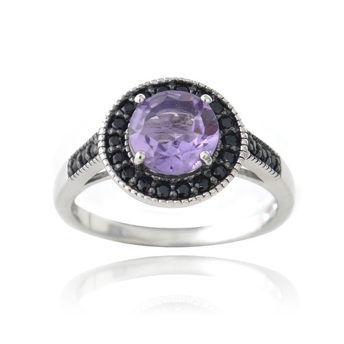 Bague ronde argent - bague, en