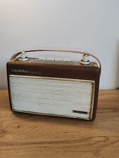 Rare Ancien 40 50's  VINTAGE POSTE RADIO PORTABLE valise GRUNDIG TEDDY-BOY TSF