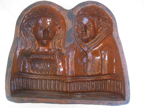 Ancien moule terre cuite - ancien, en