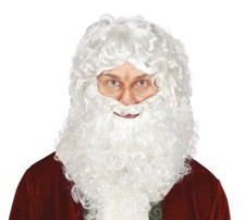 Perruque Barbe Blanche Deluxe