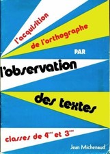 L'acquisition de l'orthographe