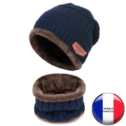 Bonnet tricot tour de - de, cou
