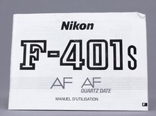 Mode d'emploi pour Nikon f-401 S AF AF Quartz Date       (Réf# P-373)