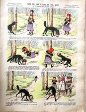 IMAGE PELLERIN SERIE AUX ARMES N° 221 LE PETIT CHAPERON ROUGE VENGE - B. MAGON