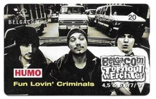 RARE / CARTE TELEPHONIQUE - FUN LOVIN' CRIMINALS / PHONE CARD TELECARTE CALLCARD