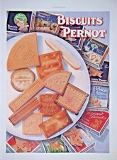 PUBLICITÉ DE PRESSE 1931 BISCUITS PERNOT SABLÉ PAILLETTE PETIT-BEURRE ALTESSE