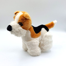 Peluche chien fox terrier