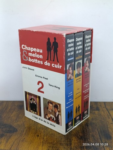 Coffret vhs chapeau melon - coffret, k7