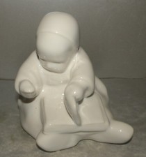 NEW Baby With A Book, White