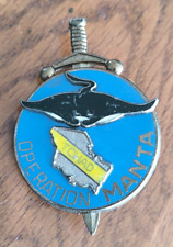 Insigne militaire Opération Manta Tchad Delsart    /R4