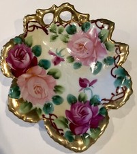 Vintage Leaf Shaped Dish with