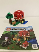 Lego Minecraft 21179 la maison champignon set complet avec notice sans figurines