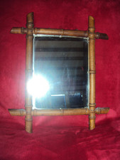 ancienne glace objet ancien miroir art nouveau déco maison. no bambou