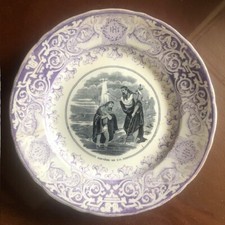 Assiette parlante D. Johnston