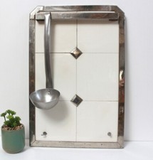 Porte louche ancien en faïence Digoin Sarreguemines