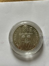 Pièce de monnaie, ESSAI 100 francs argent Charlemagne 1990 , capsule d'origine
