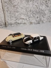 1/87 Duo Citroën DS 19 1956 et DS Police 1958 Universal Hobbies