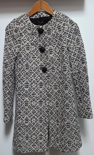 Manteau long tweed noir - , et
