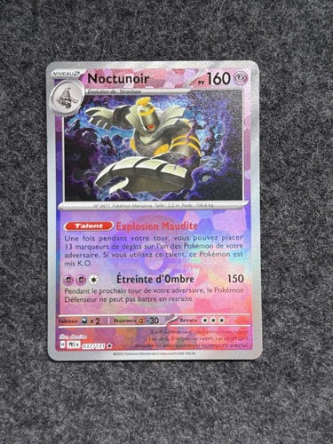 Carte pokémon noctunoir - carte,