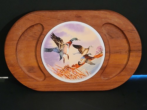 Vintage avon solid wood cheese - solid,