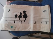 DUBOUT - LES CHATS -Serviettes - 2 grandes serviettes  de toilette