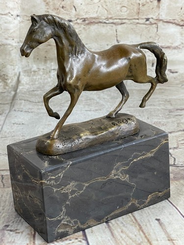 Galop mustang cheval bronze - mustang,