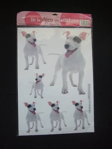 Stickers chien bull terrier - stickers,