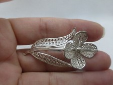 broche ancienne neuve fleur