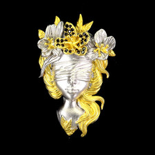 925 Argent Sterling Broche