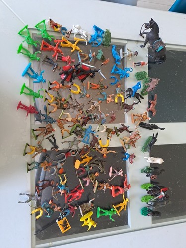 Lot figurines vintage soldats - lot,