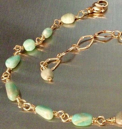 Lot amazonite plaqué - lot, amazonite-plaqué