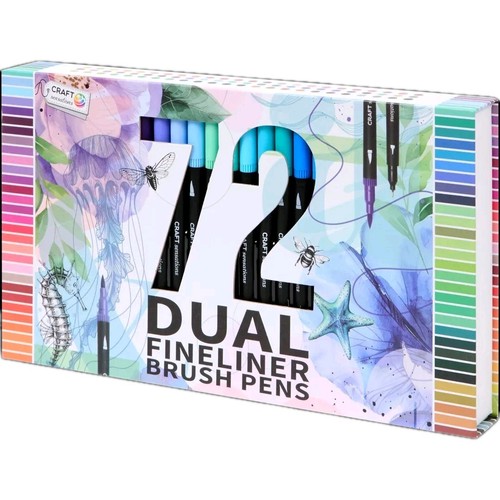 Marqeurs double pointe craft - double,