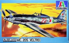 Maquette 1/72 Italeri Macchi MC-205 Veltro