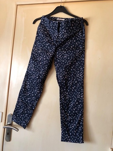 Pantalon marine imprimé
