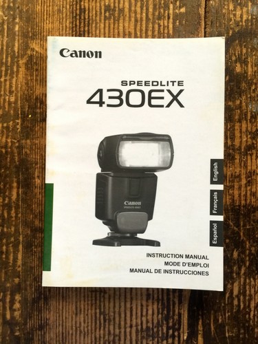 Canon 430 manuel - 430,