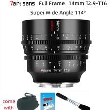 7artisans 14mm T2.9 Full Frame Super Wide Angle Cine Lens for Nikon Z ZFC Camera