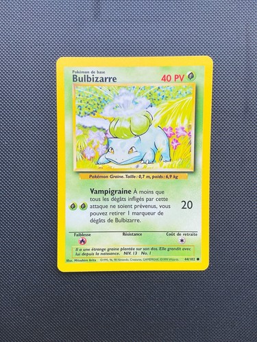 Carte pokemon bulbizarre - carte,