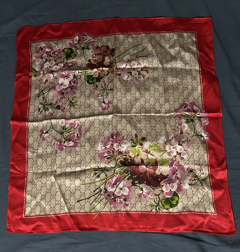 Chanel silk scarf 53x53cm - chanel,