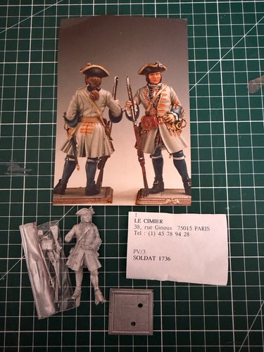 Cimier infanterie 1736 - infanterie,