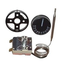 Thermostat Universel Pour Chaudière Avec Bouton 30-120°C 16A/2.5A 250V L=1000mm