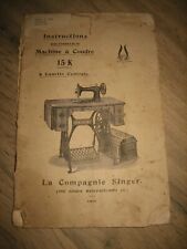 Notice mode d'Emploi ancienne