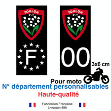 Stickers autocollant plaque
