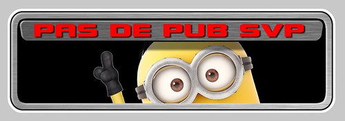Sticker pas pub stop svp - sticker,
