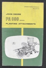 John Deere 4010 4020 Tracteur PA802 PA803 PA804 PA807 Maïs Coton Pot Manuel
